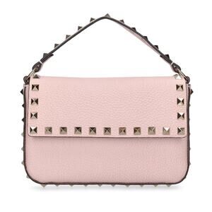 NEW VALENTINO GARAVANI ROCKSTUD BLACK LEATHER MINI CROSSBODY BAG PURSE NWT